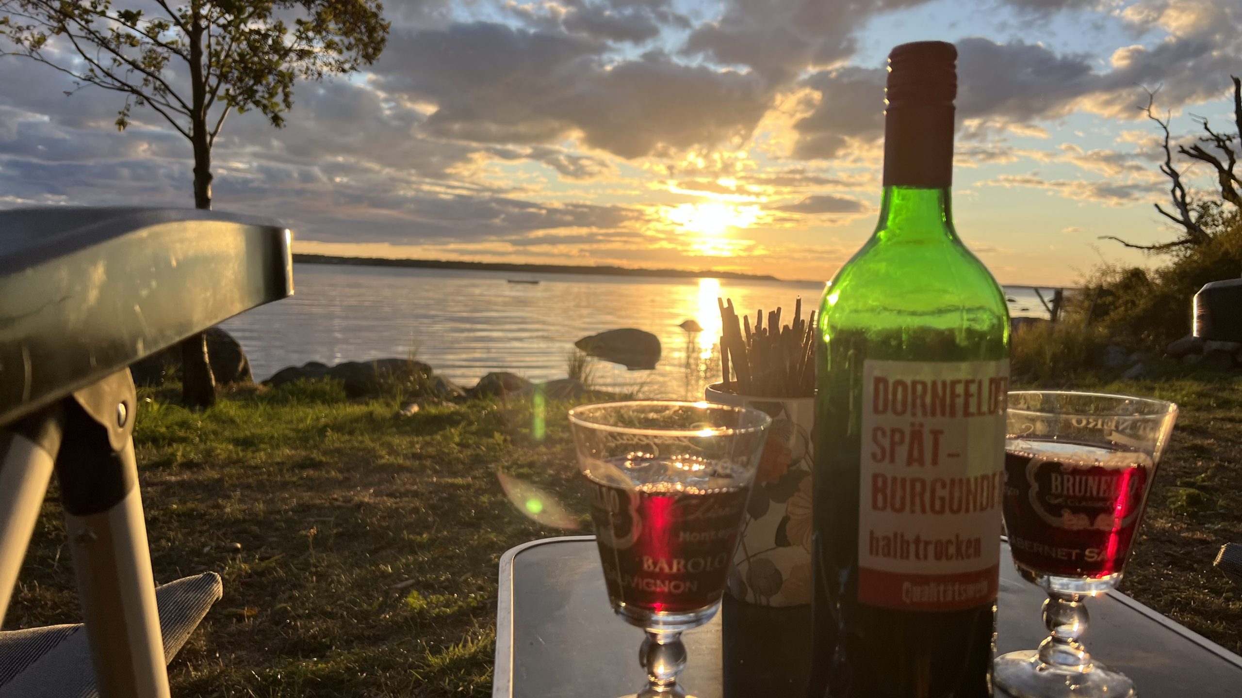 Sonnenuntergang bei Karlskrona in Schweden