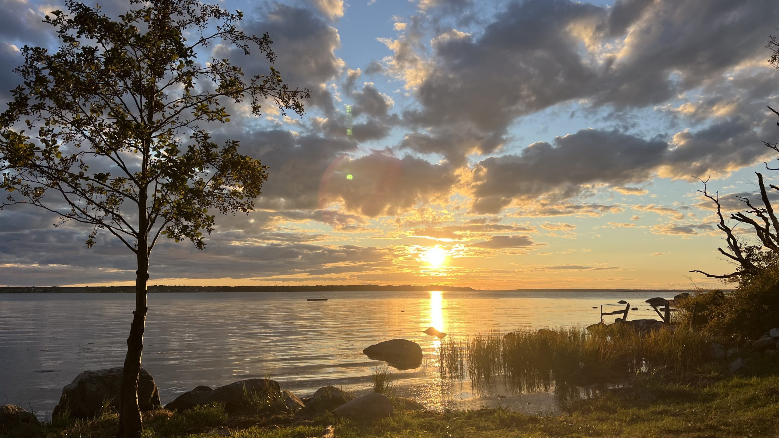 Sonnenuntergang bei Karlskrona in Schweden