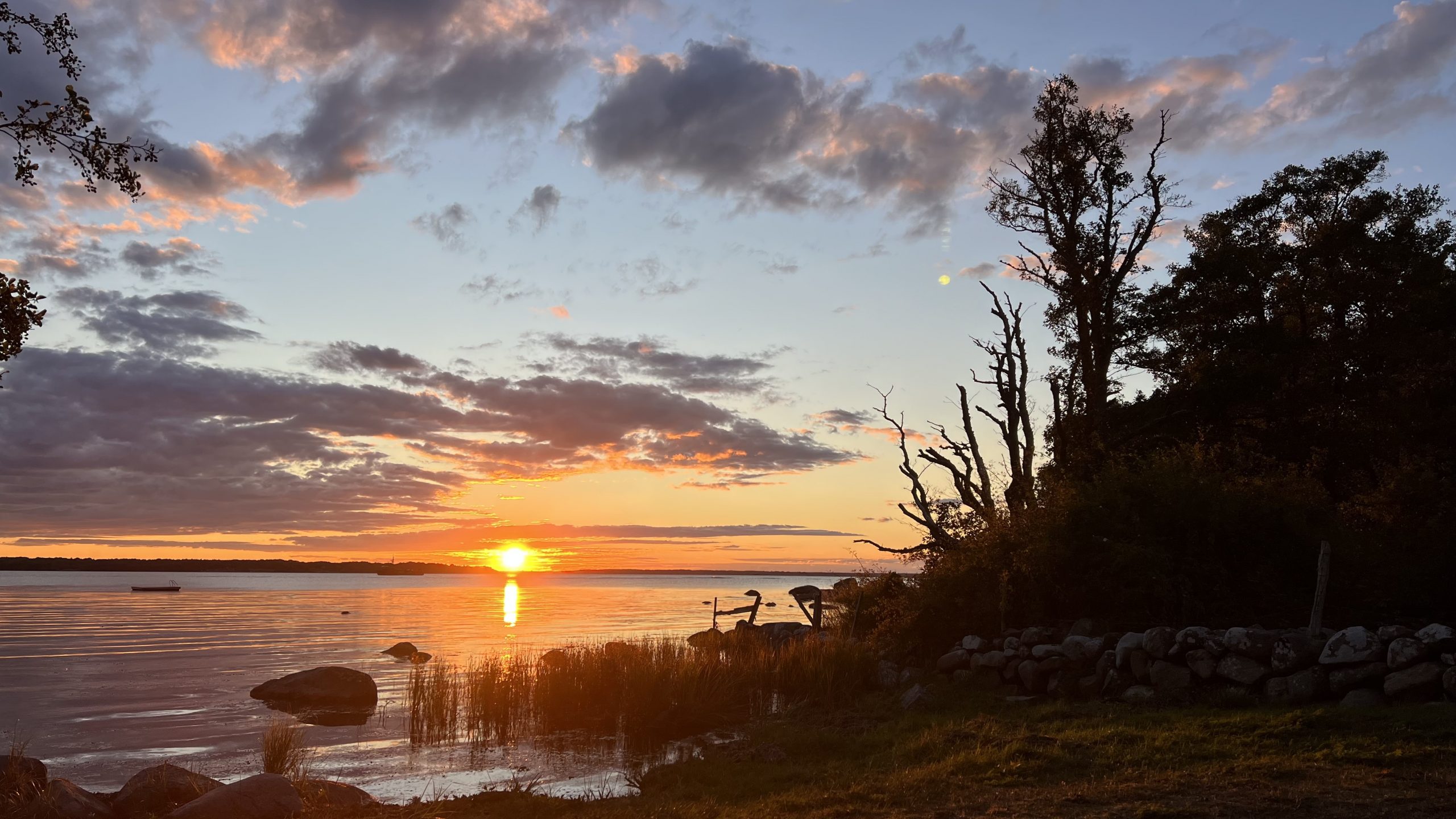 Sonnenuntergang bei Karlskrona in Schweden
