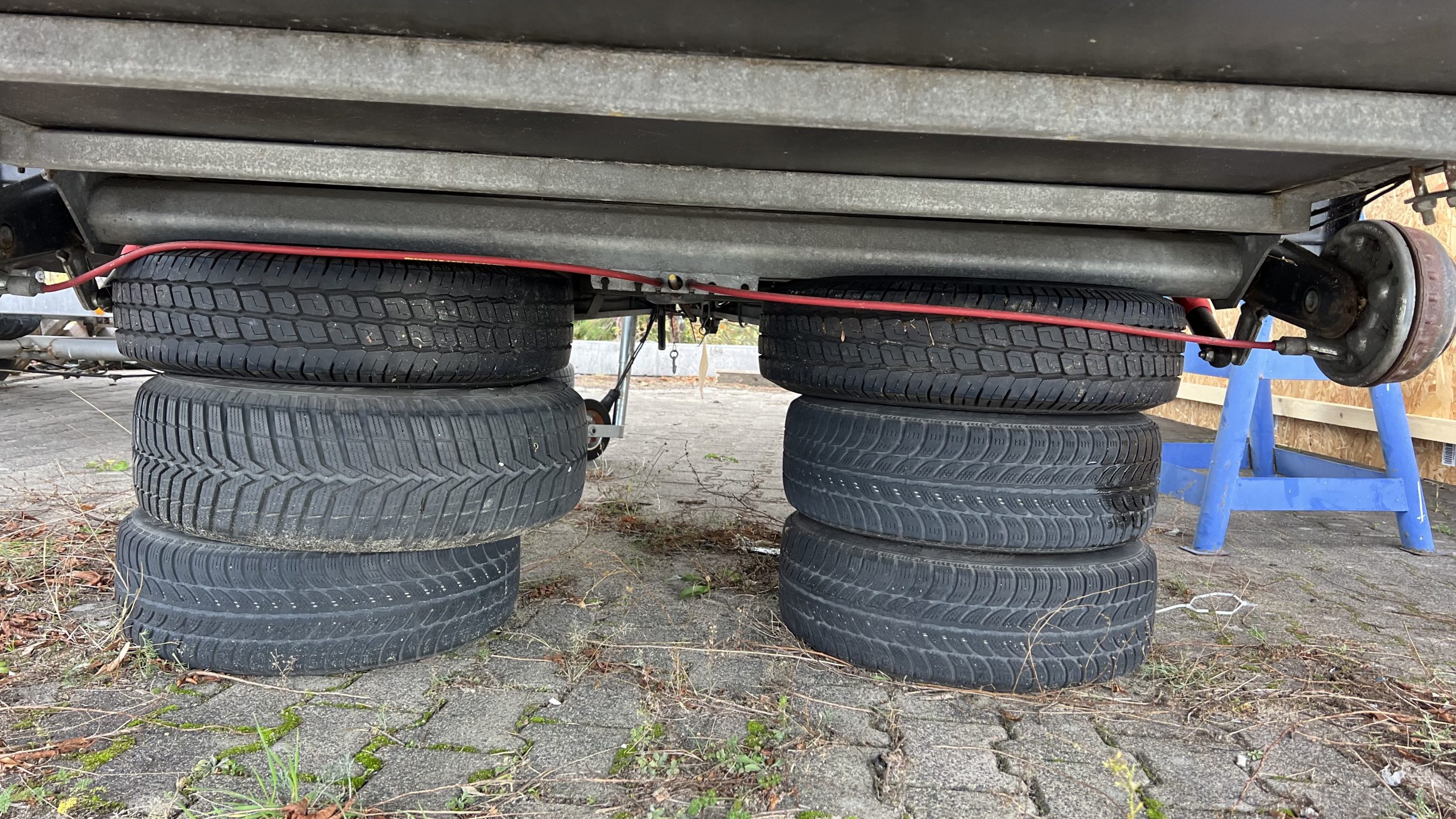 Bremsenreparatur am Neptun