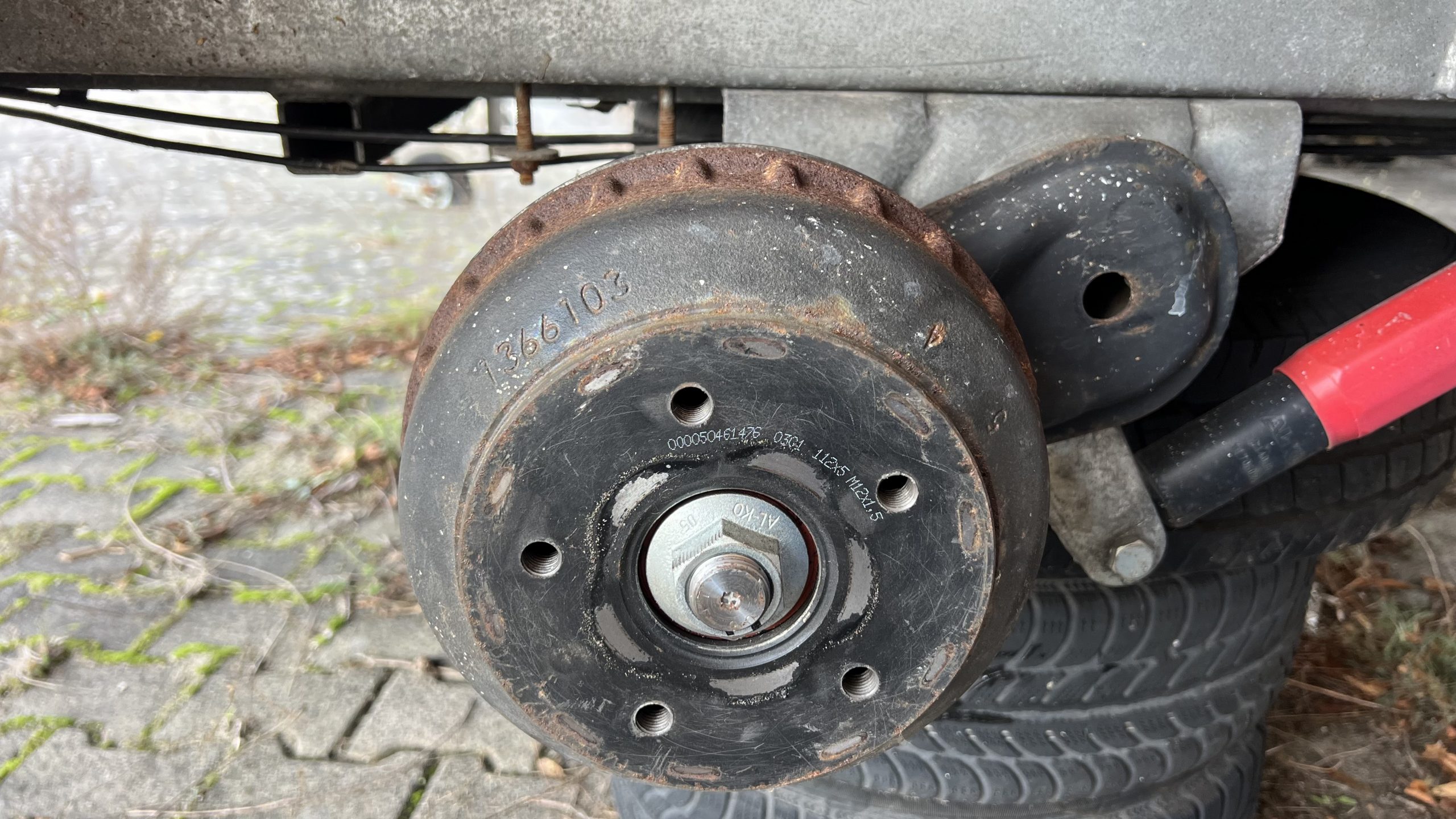 Bremse des Neptun Anhängers