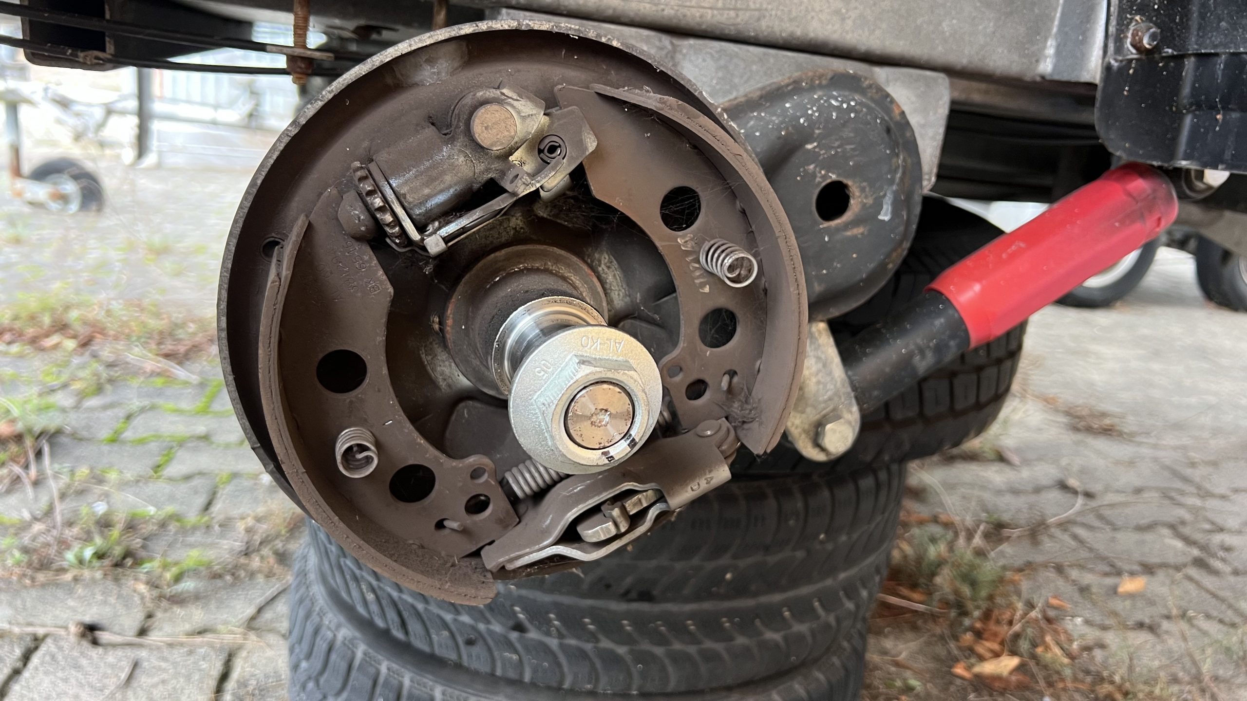 Bremse des Neptun Anhängers