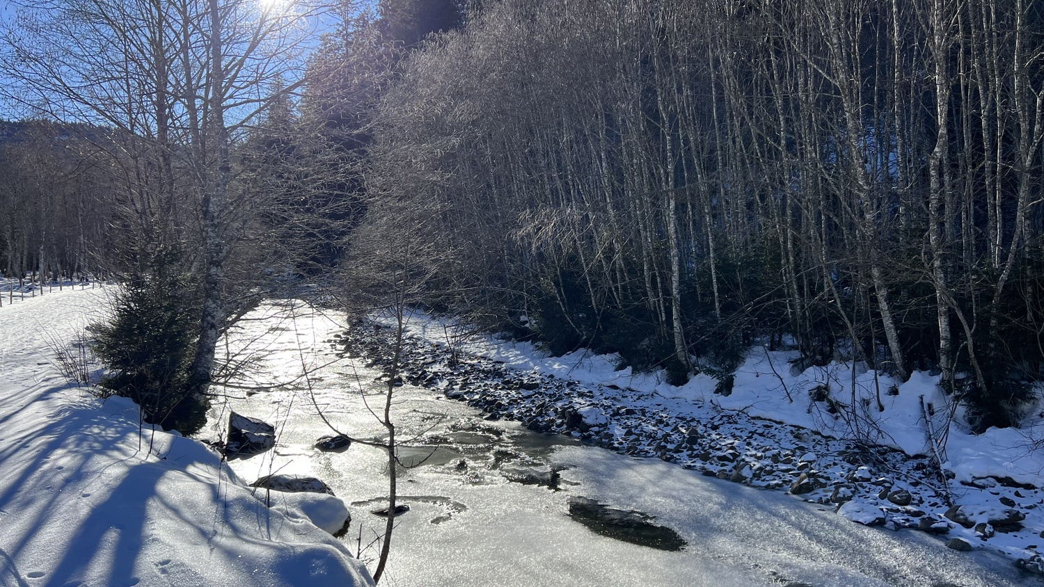 der Bolgenach im Winter